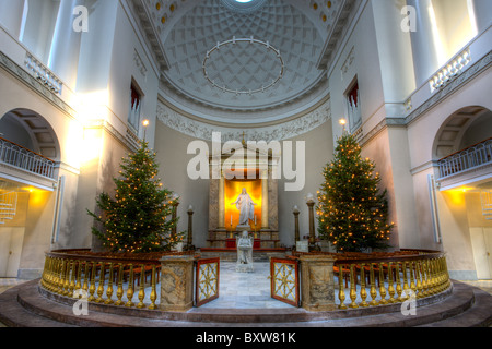 Innen Vor Frue Kirke die Kathedrale in Kopenhagen Stockfoto