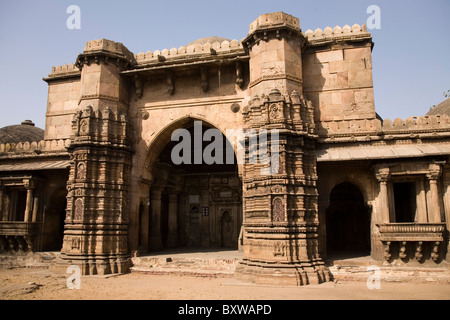 Die Bai Harir Moschee in Ahmedabad, Gujarat, Indien. Stockfoto