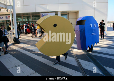 Menschen als Cosplay Zeichen auf Romics Messe in Rom 2010 Stockfoto