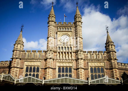 Bristol Temple Meads Zug Station außen gemacht von IK Brunel Stockfoto