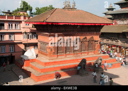 Der Shiva Parvati-Tempel am Durbar Square in Kathmandu, Nepal Stockfoto