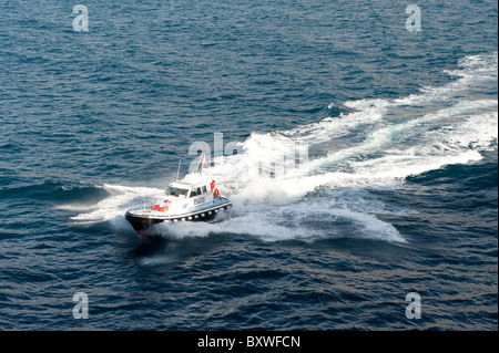 Lotsenboot in Monte Carlo Monaco Stockfoto