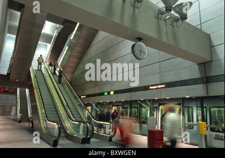 U-Bahn, Kopenhagen, Dänemark Stockfoto