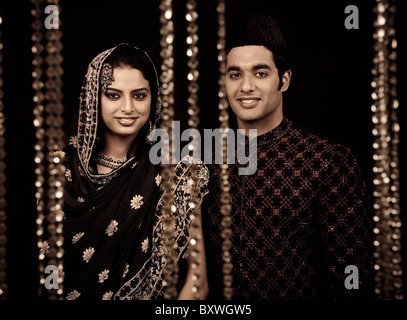 Porträt eines muslimischen Paares Stockfoto