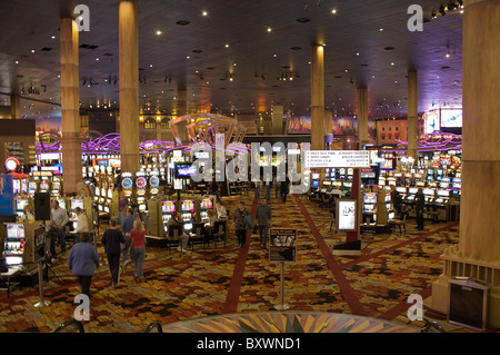 Das Casino im New York New York Hotel in Las Vegas Stockfoto