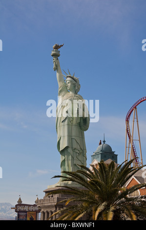 Das Modell der Freiheitsstatue in New York New York Hotel und Casino in Las Vegas Stockfoto