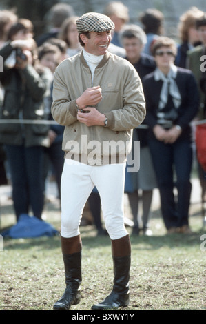 Captain Mark Phillips, Badminton Horse Trials, England, Großbritannien. Mai 1984 Stockfoto