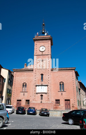 Zentrum der Stadt von Monteleone di Orvieto, Region Umbrien, Italien Stockfoto