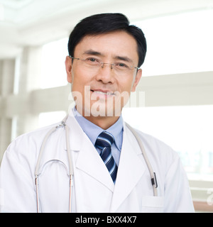 Porträt der Ärzte bei der Arbeit Stockfoto