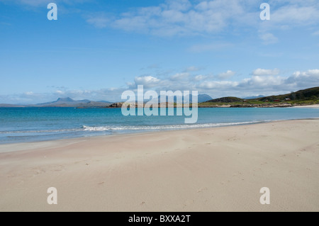 Mellon Udrigle Strand & Gruinard Bay nr Laide Ross & Cromarty Highland-Schottland Stockfoto