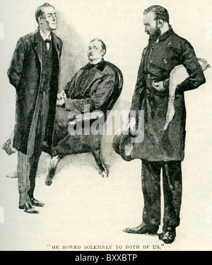 Sherlock Holmes; 'Er verbeugte sich feierlich, uns beide'; Januar bis Juni 1892 Stockfoto