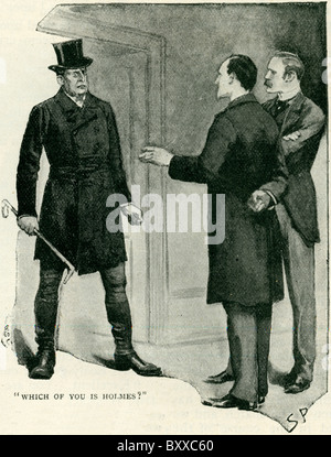 Sherlock Holmes; "Wer von euch ist Holmes?"; Januar bis Juni 1892 Stockfoto