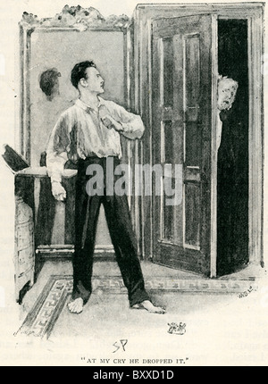 Sherlock Holmes; "Bei meinen Schrei ließ er es"; Januar bis Juni 1892 Stockfoto