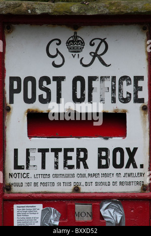 Royal George VI Briefkasten UK Stockfoto
