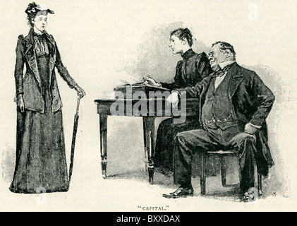 Sherlock Holmes; "Capital"; Januar bis Juni 1892 Stockfoto