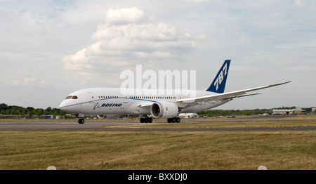 Farnborough International Airshow 2010 Boeing 787-8 Stockfoto