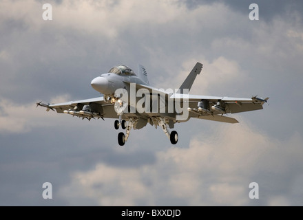 Farnborough International Airshow 2010 Boeing F/A-18F Super Hornet Stockfoto