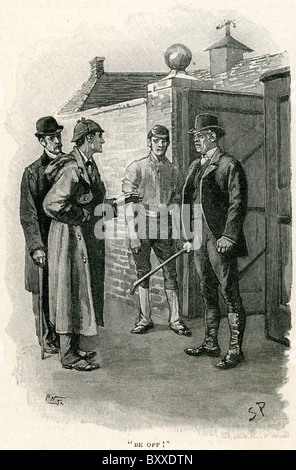 Sherlock Holmes; "Ausgeschaltet sein!"; Juli bis Dezember 1892 Stockfoto