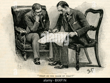 Sherlock Holmes; "Was halten Sie davon machen?"; Juli bis Dezember 1893 Stockfoto