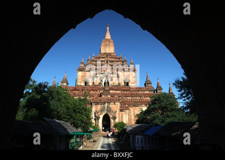 Der Sulamani Tempel, einer großen buddhistischen Website in Bagan, Myanmar. (Burma) Stockfoto