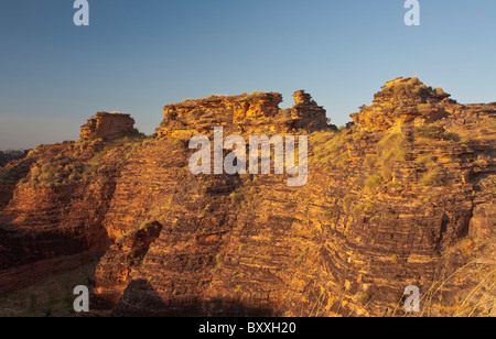 Ruged Böschung in Kununurra, Kimberley, Mirima National Park, Western Australia Stockfoto