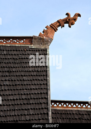 Wang Tempel (Kirche von unseres Erlösers Berg) - evangelische Pfarrkirche in Karpacz, Polen Stockfoto