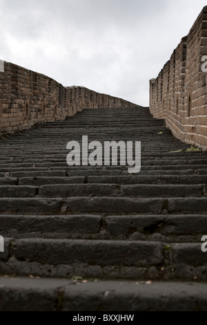 Große Mauer, Mutianyu, Turm 8, China in der Nähe von Beijing Stockfoto