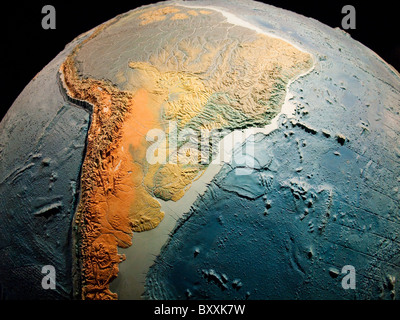 Planet Earth-Modell, Wissenschaftsmuseum in Boston, USA Stockfoto