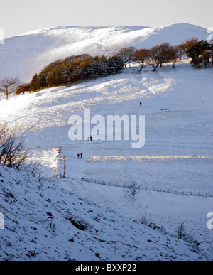 Die Moorfoot Hills am Flotterstone nr Penicuik - Pentland Range - Schottland - Großbritannien - 8. Januar 2010. Stockfoto