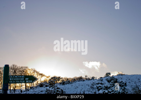 Die Moorfoot Hills am Flotterstone nr Penicuik - Pentland Range - Schottland - Großbritannien - 8. Januar 2010. Bild: Russell Sneddon | Die Stockfoto