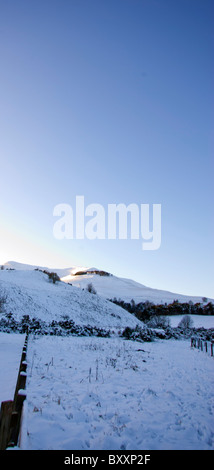 Die Moorfoot Hills am Flotterstone nr Penicuik - Pentland Range - Schottland - Großbritannien - 8. Januar 2010. Bild: Russell Sneddon | Die Stockfoto