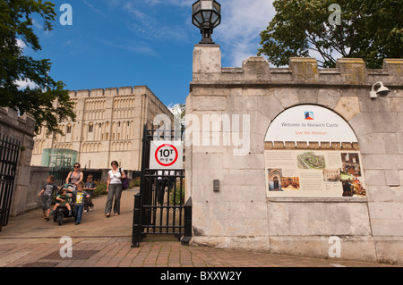 Norwich Schloss in Norwich, Norfolk, England, Großbritannien, Großbritannien Stockfoto