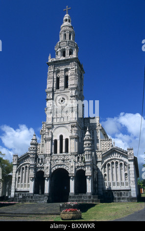 Sainte Anne Kirche, Saint-Benoit, Insel La Réunion (Frankreich), Indischer Ozean Stockfoto