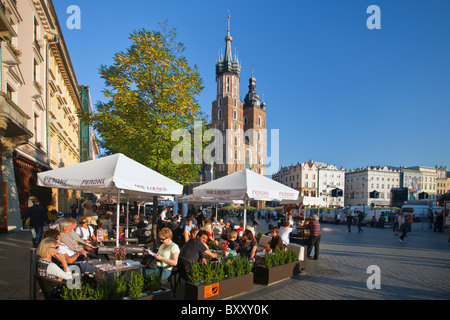Marktplatz, Krakau, Polen Stockfoto