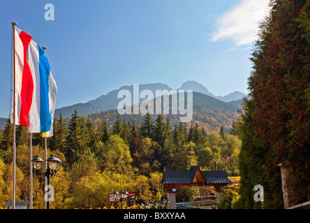 Herbst Bergpanorama, Zakopane Stockfoto