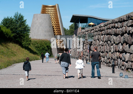 Saint-unsere-Les-Roches (63): Vulcania, die europäischen Park Vulkanismus Stockfoto