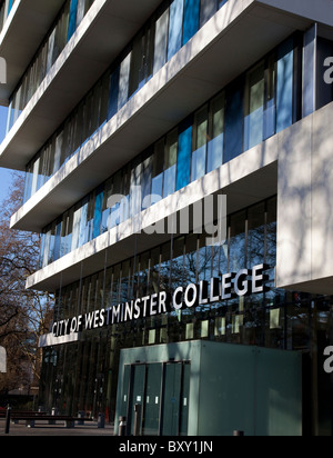 City of Westminster College, London: neue Paddington Green Campus Stockfoto