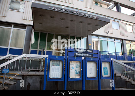 Polizeistation Paddington Green, London Stockfoto