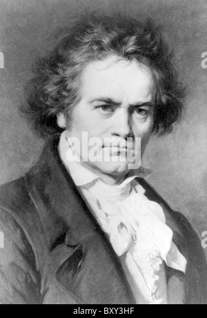 Beethoven, Ludwig van Beethoven, deutscher Komponist und Pianist. Stockfoto