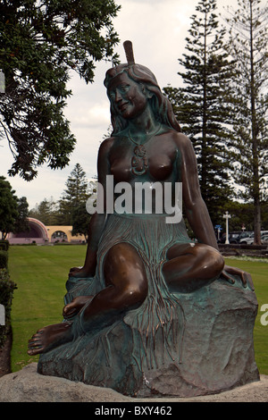 Pania des Riffs, symbolisiert eine alten Maori-Legende Stockfoto