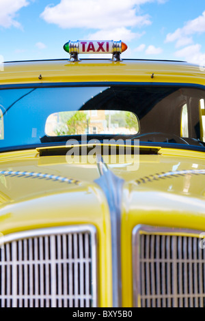 Gelbes taxi Stockfoto