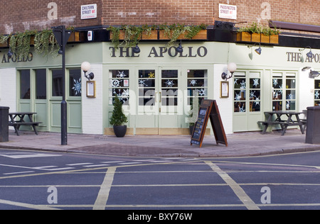 Die Apollo Public House (existiert nicht mehr), Paddington Street & Chiltern Street, London, England, UK, Europa Stockfoto