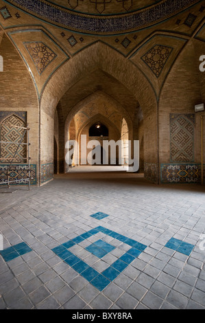 Interior Design von Isfahan Grand Moschee, Iran. Stockfoto