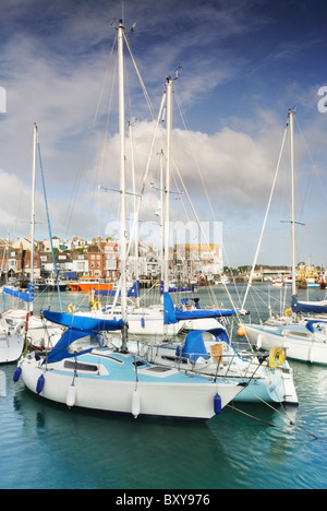 Hafen Weymouth, Dorset UK Stockfoto