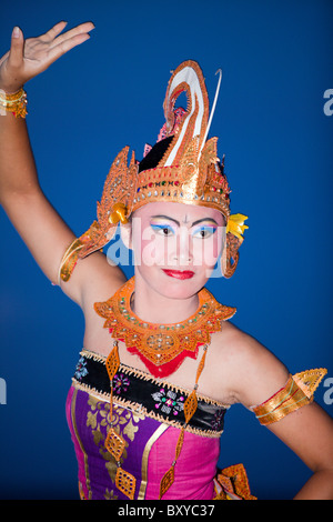 Balinesische Tänzerin, Alam Batu, Bali, Indonesien Stockfoto