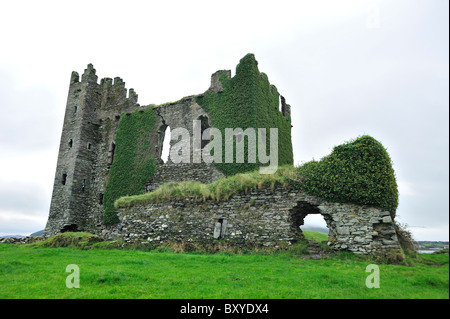 Ballycarbery Castle, Cahersiveen, County Kerry, Irland Stockfoto