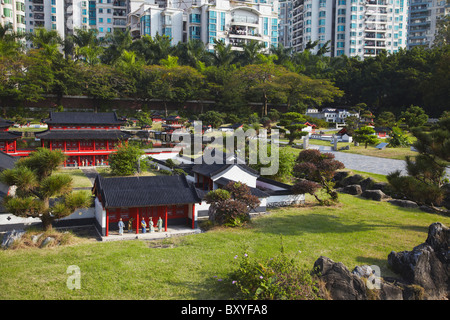 Splendid China Modelldorf, Shenzhen, Guangdong, China Stockfoto