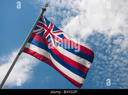 Florida State Flag gegen Himmel Stockfoto