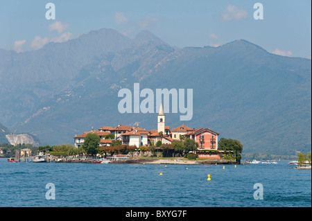 Isola dei Pescatori Lago Maggiore Italien Stockfoto