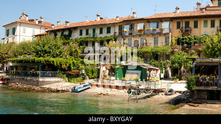 Isola dei Pescatori Lago Maggiore Italien Stockfoto